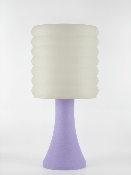 Micheline – Lampe pastel lilas, extra large