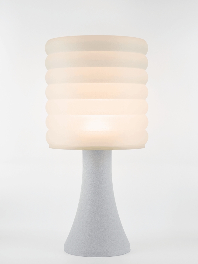 Micheline – Lampe granit gris, extra large