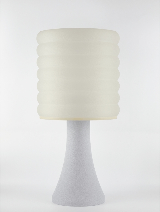 Micheline – Lampe granit grise, extra large