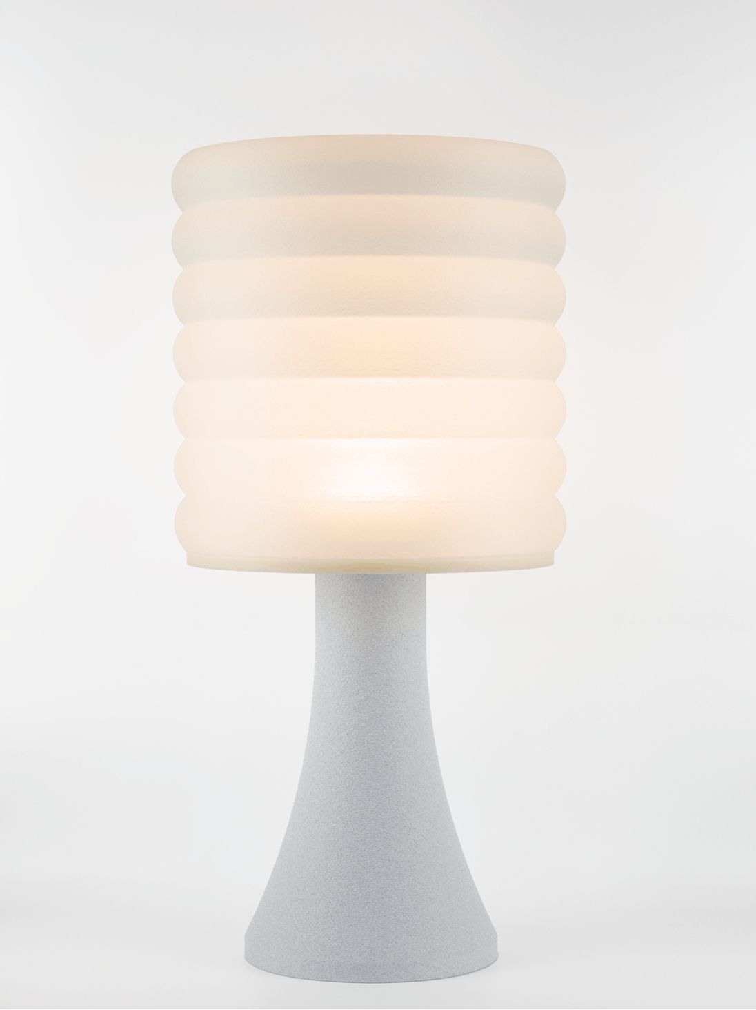 Micheline – Lampe granit grise, extra large