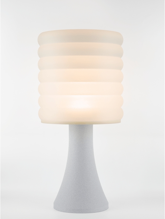 Micheline – Lampe granit grise, extra large