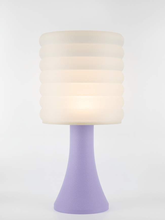 Micheline – Lampe pastel lilas, extra large