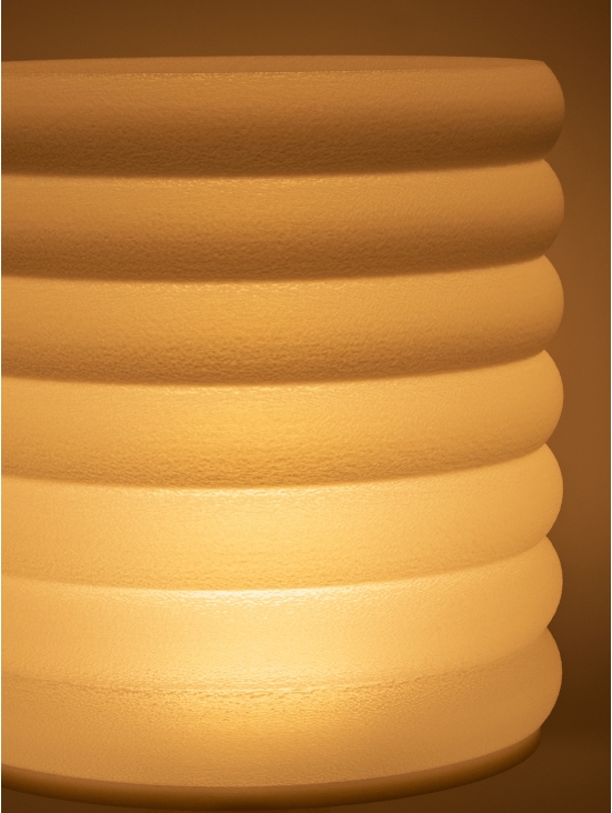 Micheline – Lampe pastel rose, extra large