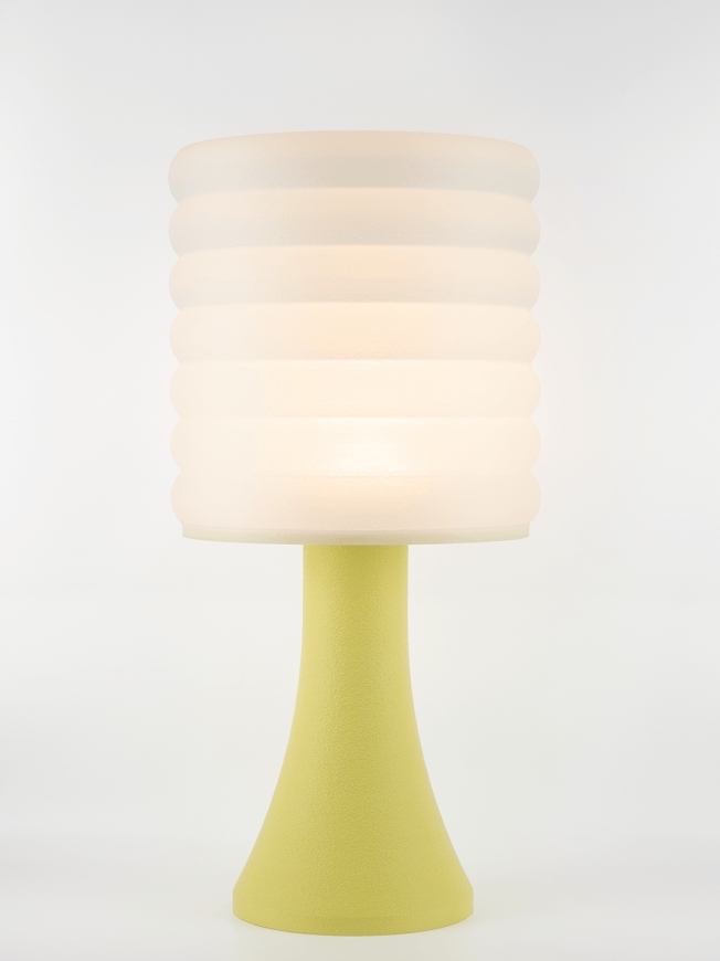 Micheline – Lampe pastel jaune, extra large