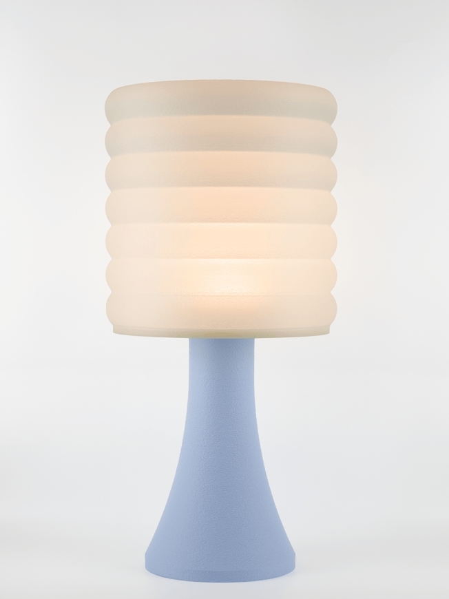 Micheline – Lampe pastel bleu, extra large