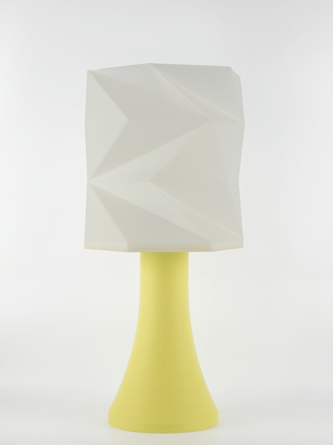 Simone – Lampe pastel jaune, extra large