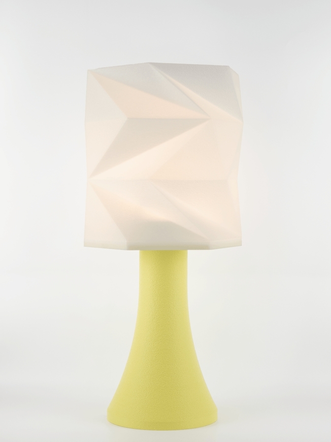 Simone – Lampe pastel jaune, extra large