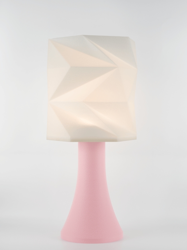 Simone – Lampe pastel rose, extra large