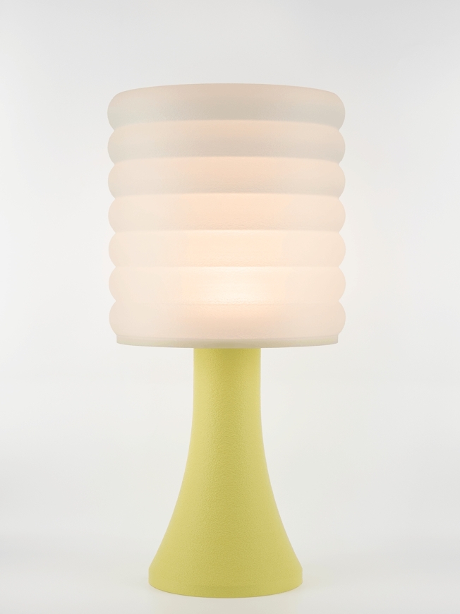 Micheline – Lampe pastel jaune, extra large
