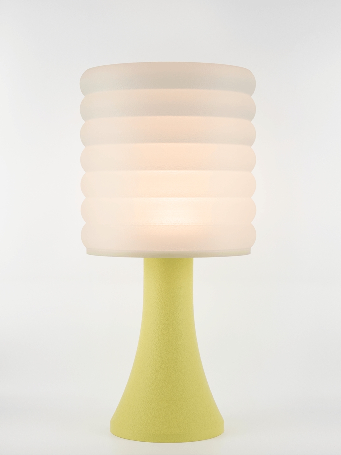Micheline – Lampe pastel jaune, extra large
