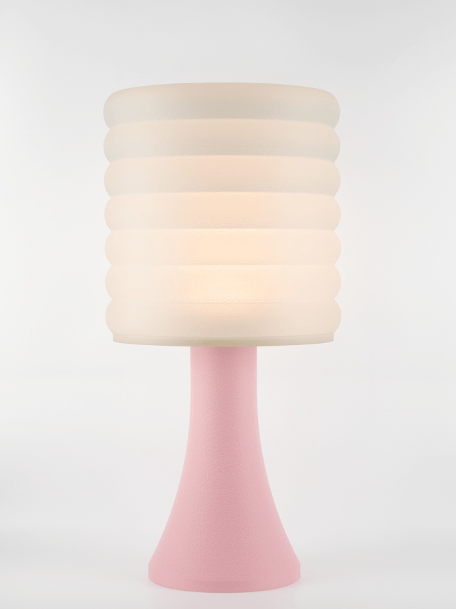 Micheline – Lampe pastel rose, extra large