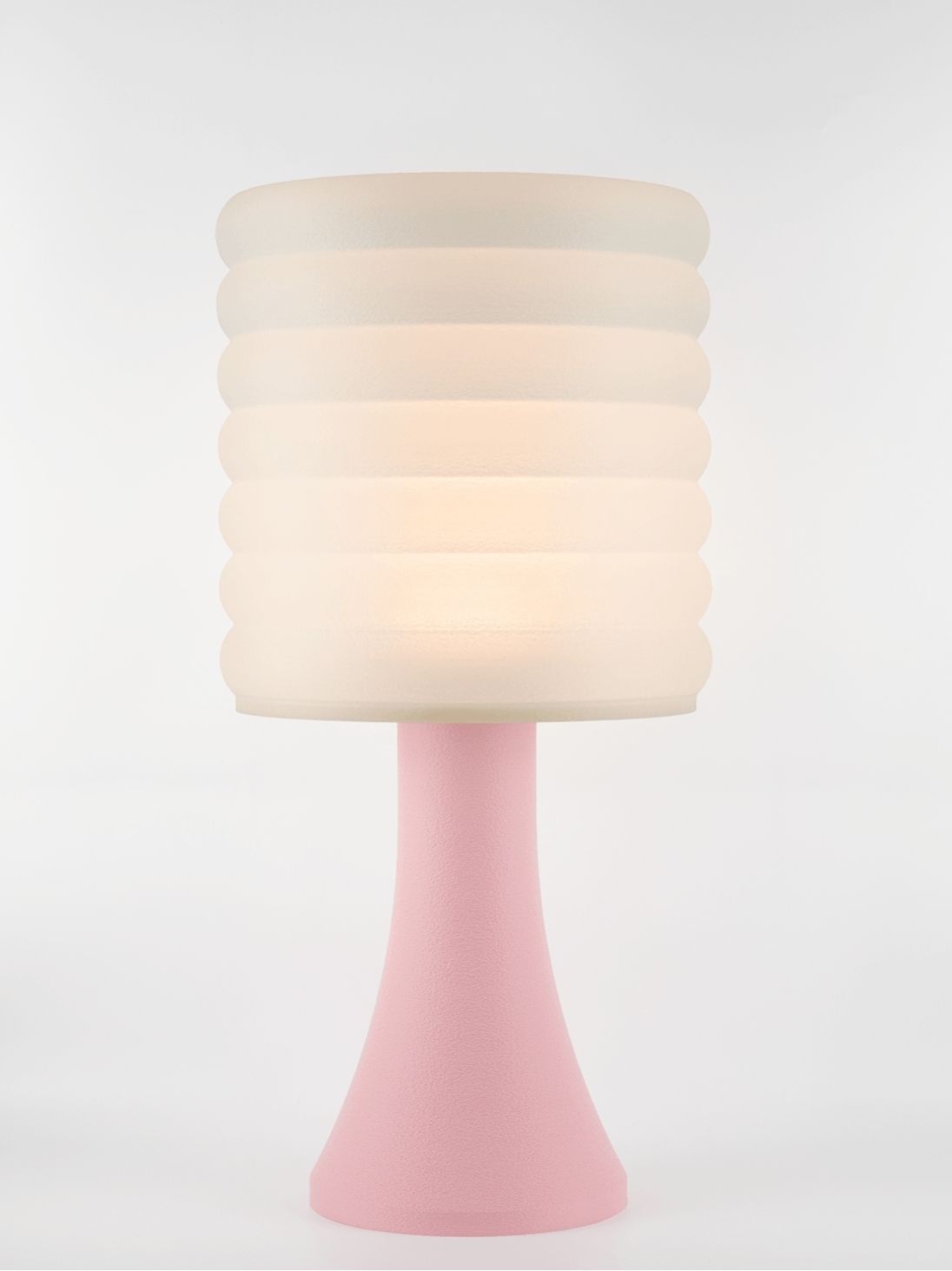 Micheline – Lampe pastel rose, extra large