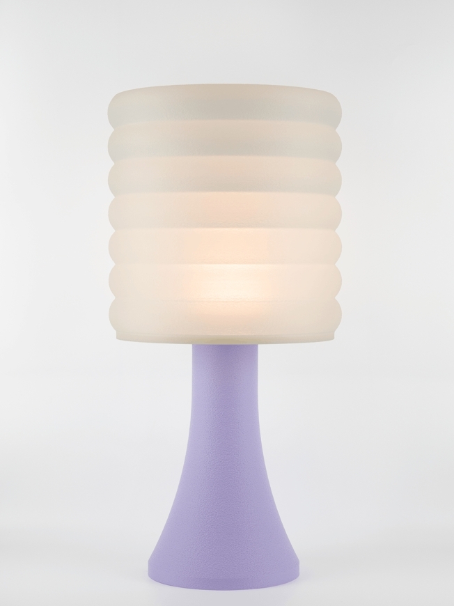Micheline – Lampe pastel lilas, extra large