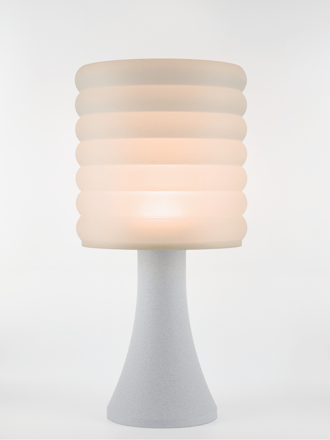 Micheline – Lampe granit grise, extra large