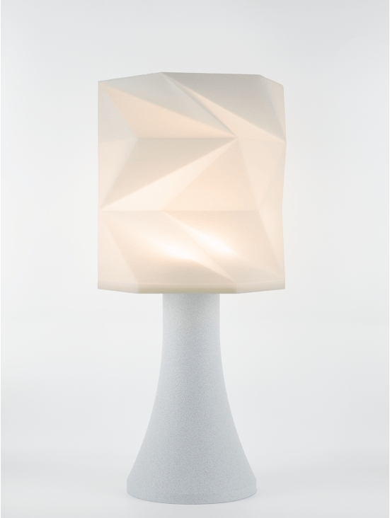 Simone – Lampe granit grise, extra large