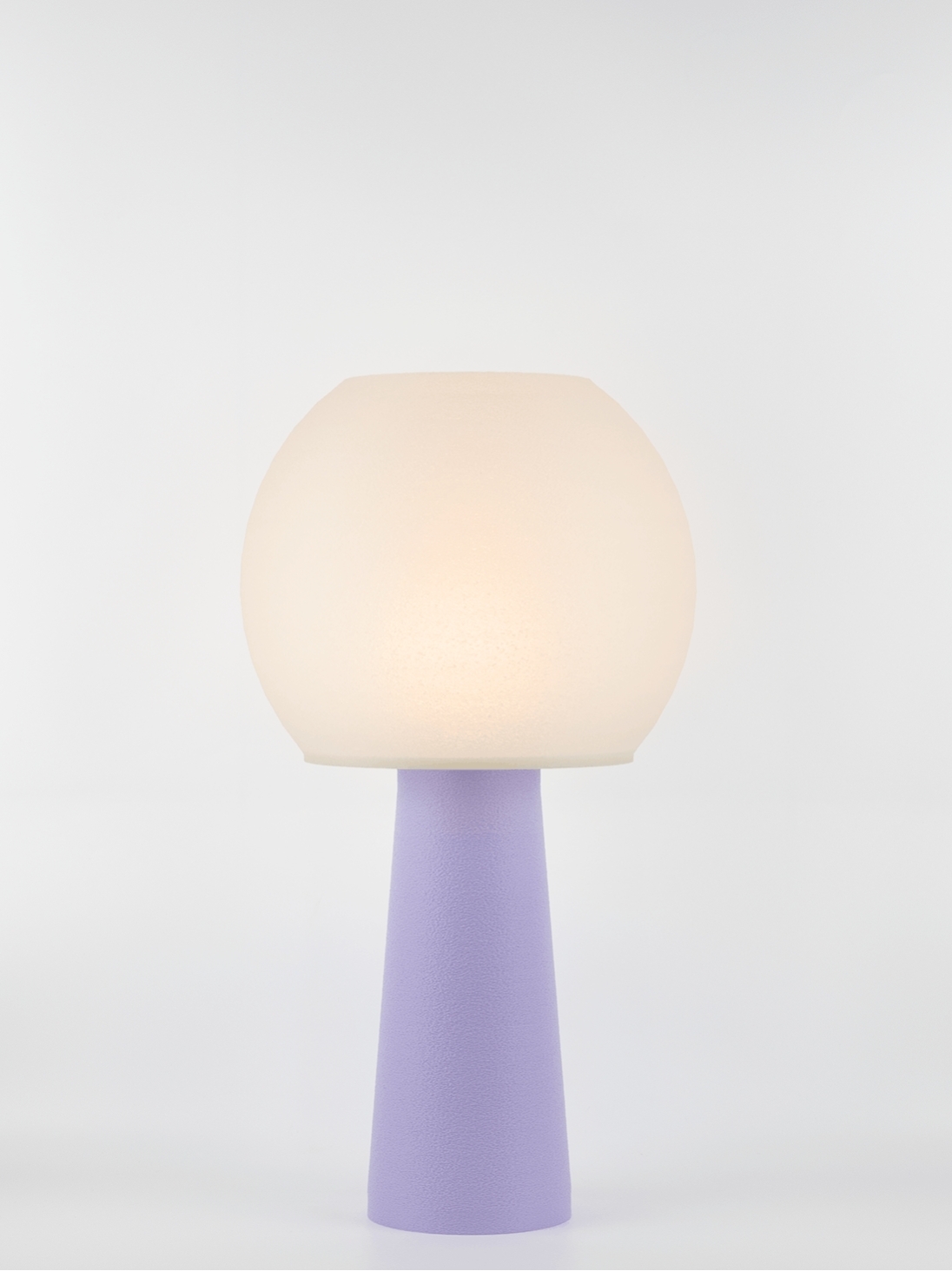 Clarisse – Lampe pastel lilas, large