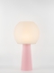 Clarisse – Lampe pastel rose, large