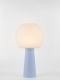 Clarisse – Lampe pastel bleu, large