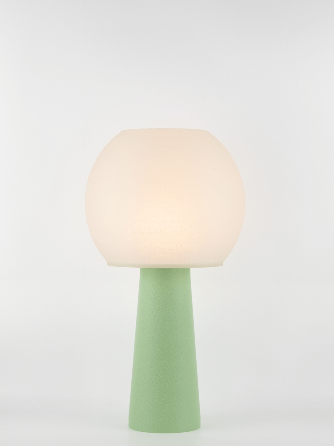 Clarisse – Lampe pastel verte, large