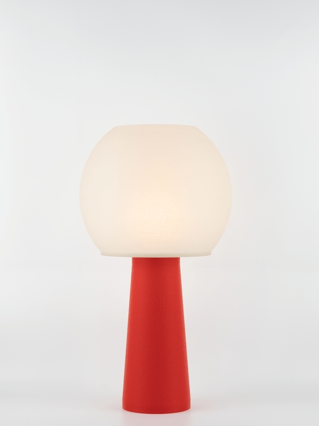 Clarisse – Lampe pop rouge, large