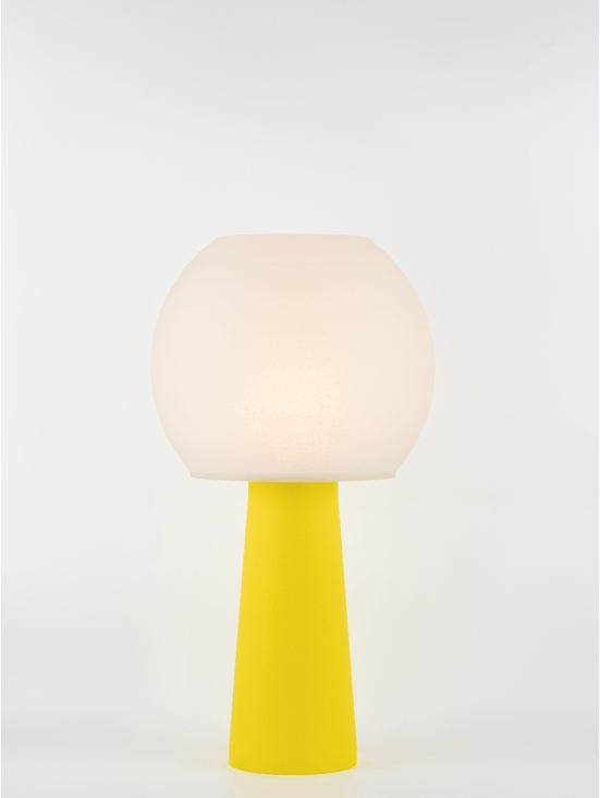 Clarisse – Lampe pop jaune, large