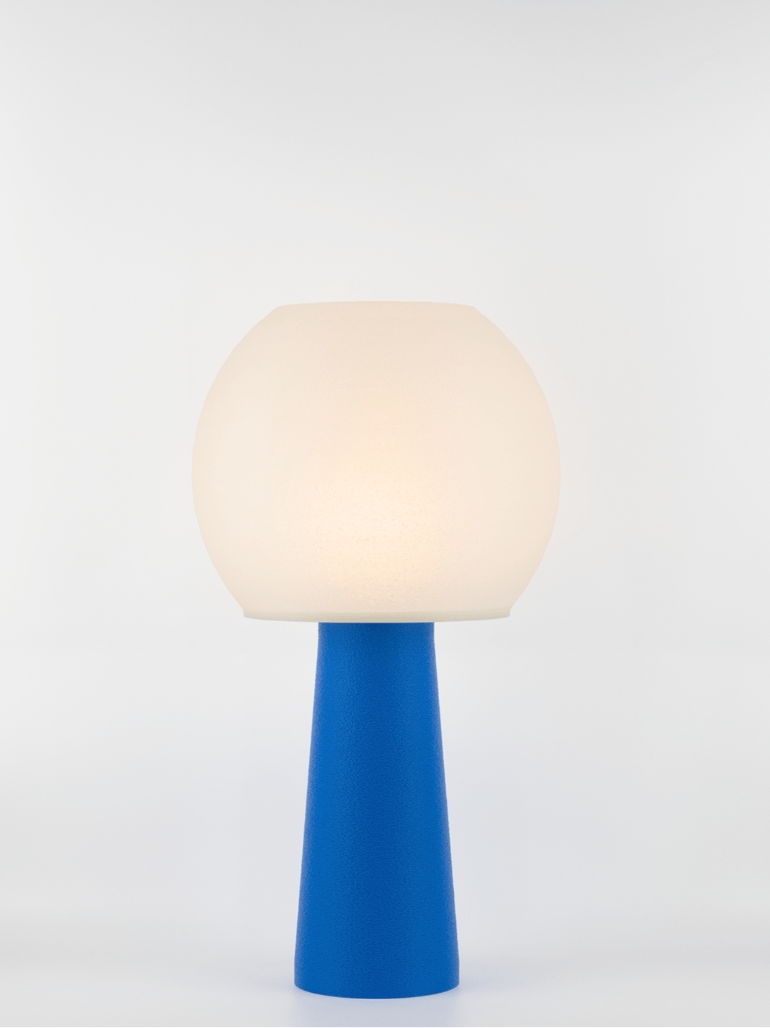 Clarisse – Lampe à poser pop bleu, large