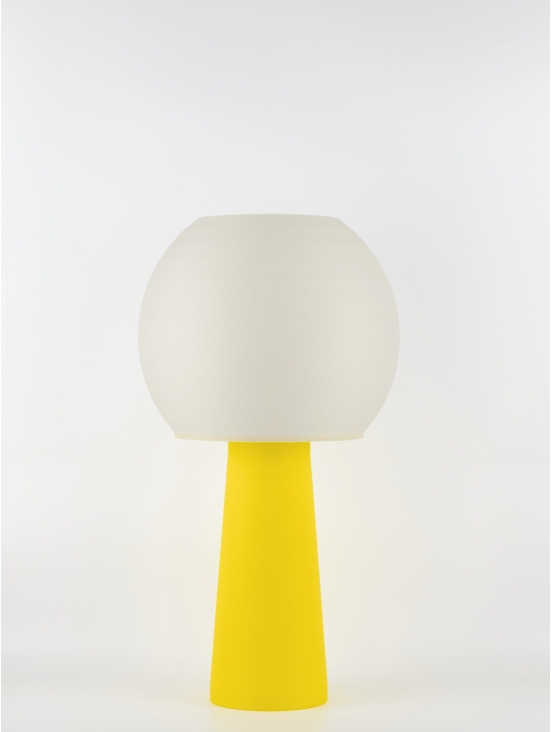 Clarisse – Lampe pop jaune, large