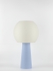 Clarisse – Lampe à poser pastel bleu, large