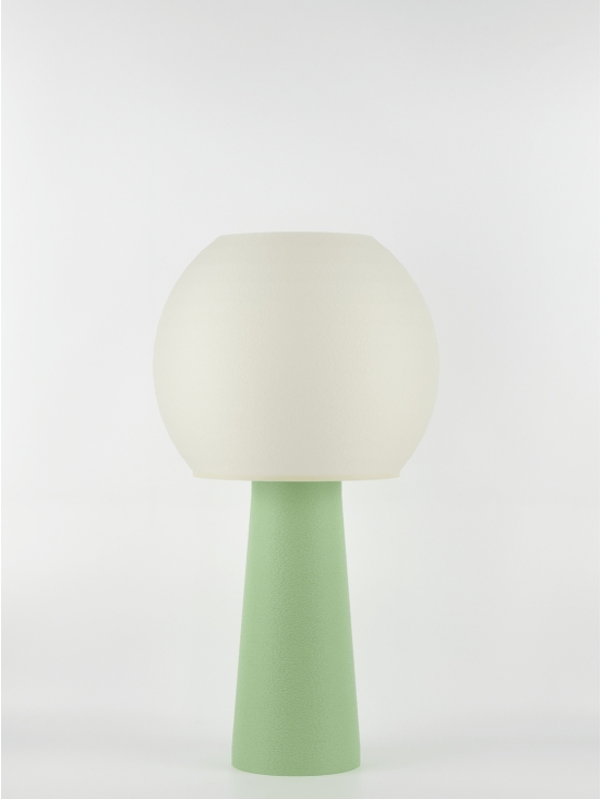 Clarisse – Lampe pastel verte, large