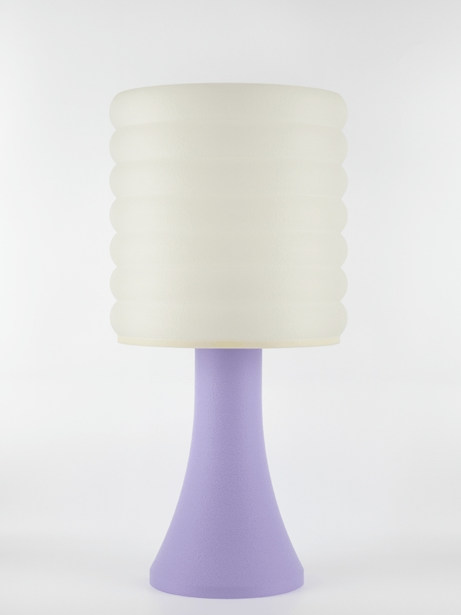 Micheline – Lampe pastel lilas, extra large