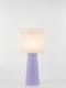 Coralie – Lampe à poser pastel lilas, large