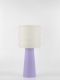 Coralie – Lampe à poser pastel lilas, large