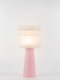 Coralie – Lampe à poser pastel rose, large