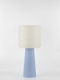 Coralie – Lampe à poser pastel bleu, large