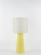 Coralie – Lampe à poser pastel jaune, large