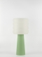 Coralie – Lampe à poser pastel verte, large