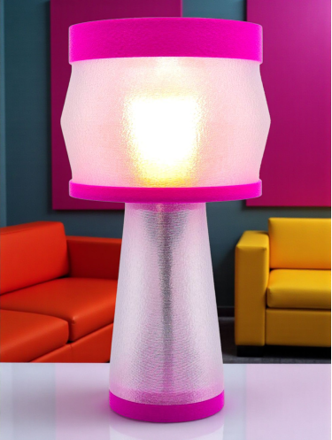 Aurélie – Lampe à poser design, Couleurs POP, Équilibre – Luminaire haut de gamme en impression 3D