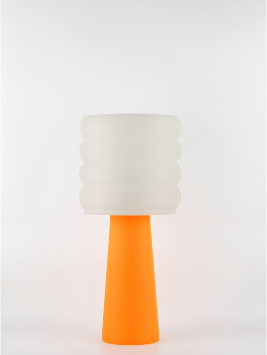 Coralie – Lampe à poser pop orange, large