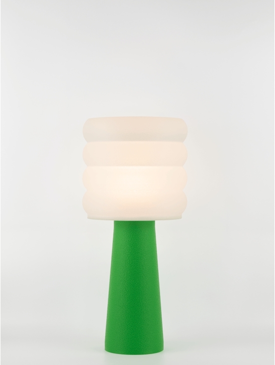 Coralie – Lampe à poser pop verte, large