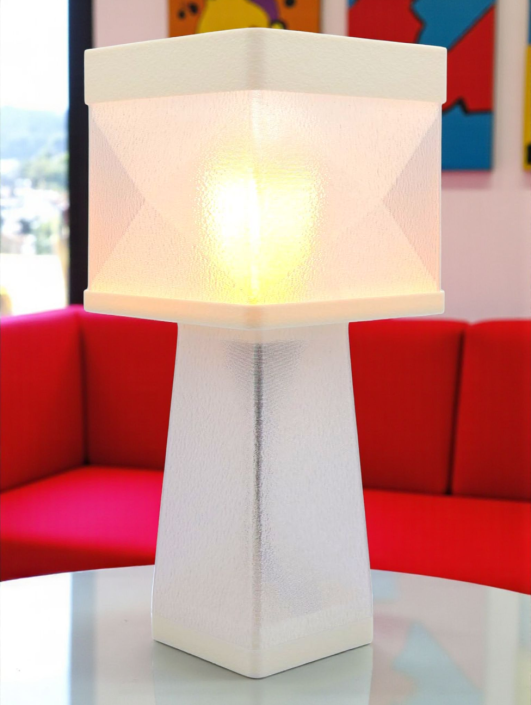 Isabelle – Lampe à poser design, Couleurs POP, Équilibre – Luminaire haut de gamme en impression 3D