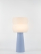 Stella – Lampe à poser pastel bleu, large