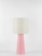 Stella – Lampe à poser pastel rose, large