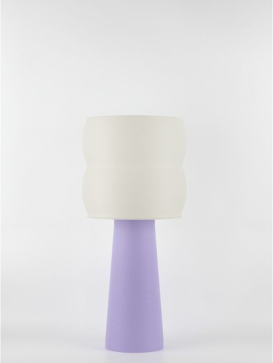 Stella – Lampe à poser pastel lilas, large