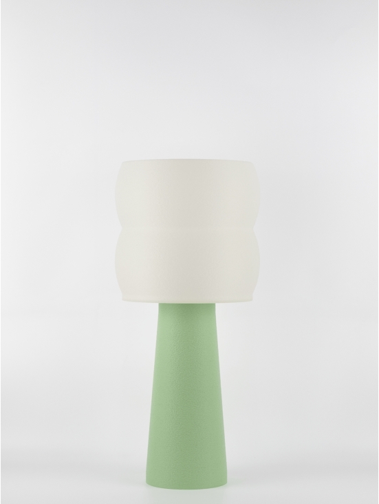 Stella – Lampe à poser pastel verte, large