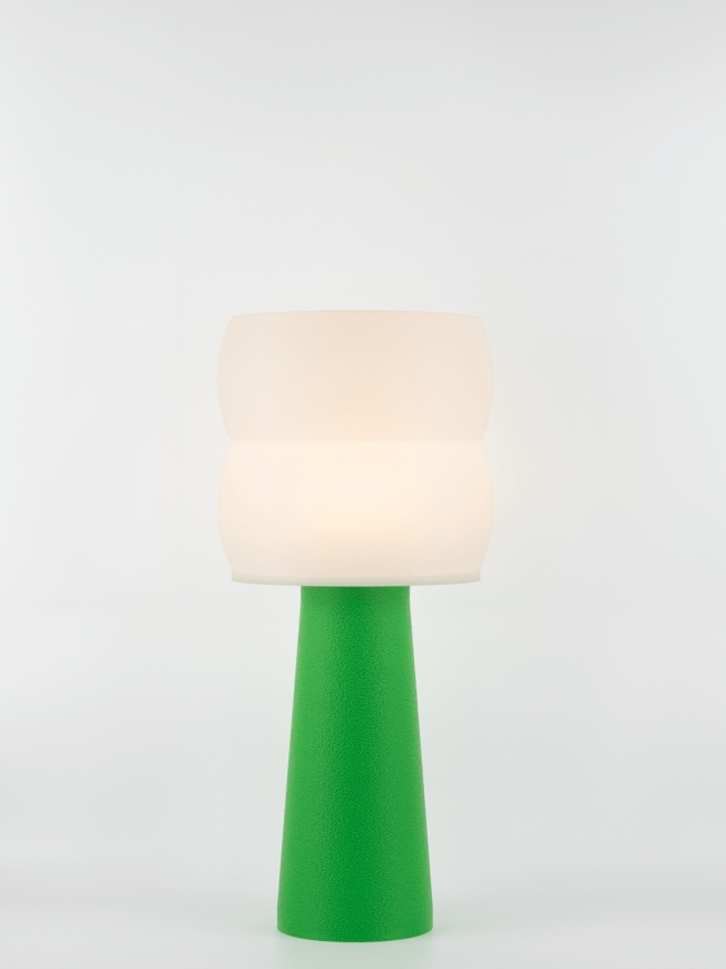Stella – Lampe à poser pop verte, large