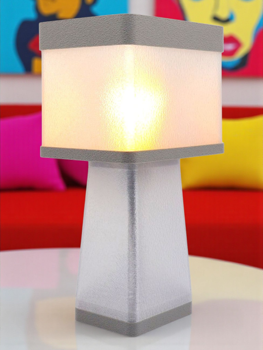 Gabrielle – Lampe à poser design, Couleurs POP, Équilibre – Luminaire haut de gamme en impression 3D
