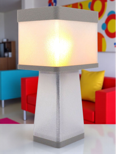 Gabrielle – Lampe à poser design, Couleurs POP, Équilibre – Luminaire haut de gamme en impression 3D