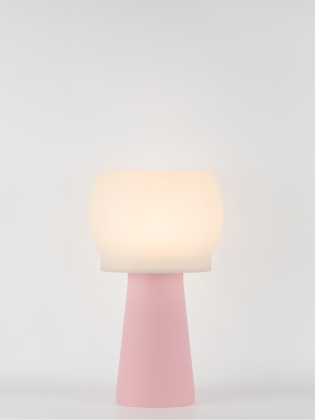 Clemence – Lampe à poser pastel rose, médium