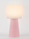 Clemence – Lampe à poser pastel rose, médium