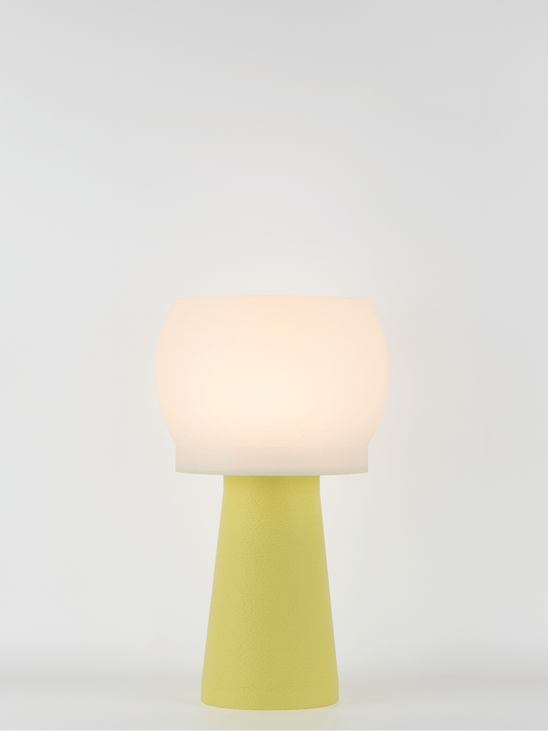Clemence – Lampe à poser pastel jaune, médium